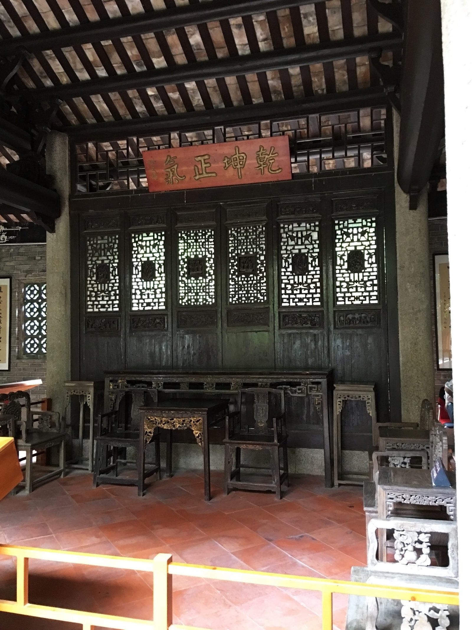 Hall of the old Chinese house