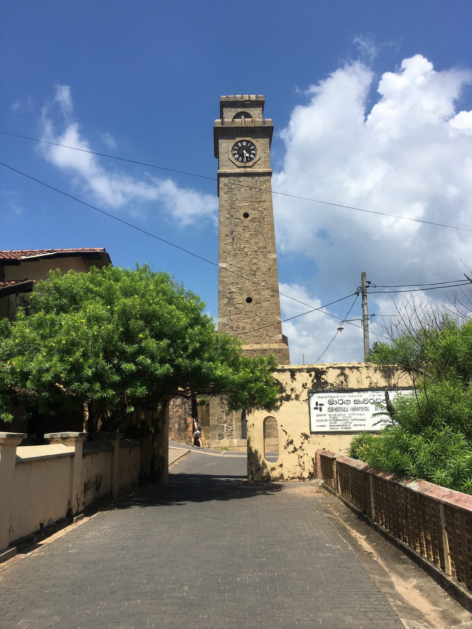 bell tower in Sri Lanka